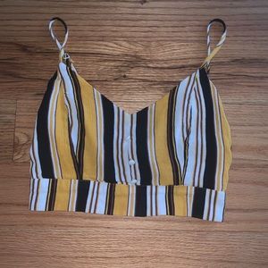 Striped crop top
